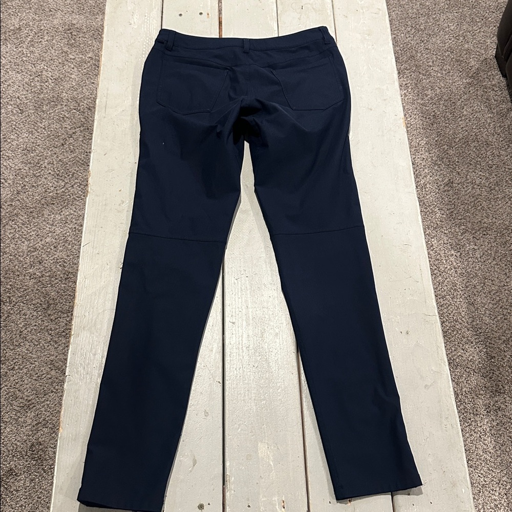 Lululemon ABC Pant *Skinny 34" True Navy 32x34.  Great condition! Warpstreme - Picture 6 of 6